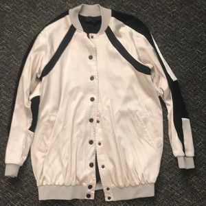 Satin bomber jacket